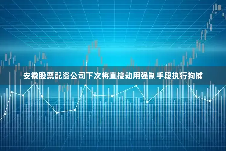 安徽股票配资公司下次将直接动用强制手段执行拘捕